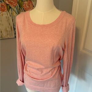 J Crew Pink Teddie Sweater - Size M